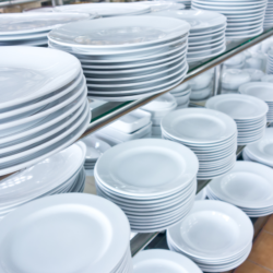 Variety of plates